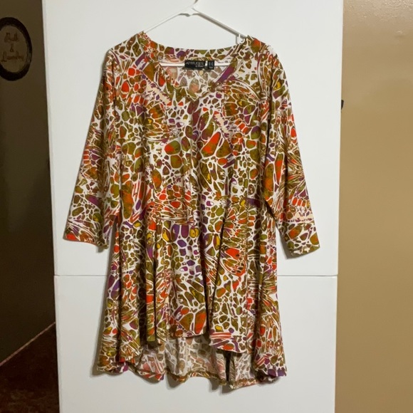 Attitudes by Renee Tops - Attitudes by Renee Tunic Top